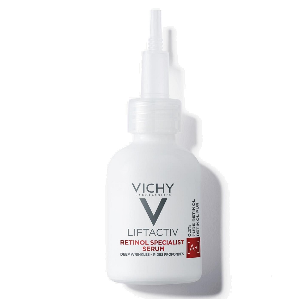 Creme anti-age - Vichy Ser antirid cu retinol pentru riduri pronuntate Liftactiv Specialist, 30 ml, farmacieieftina.ro