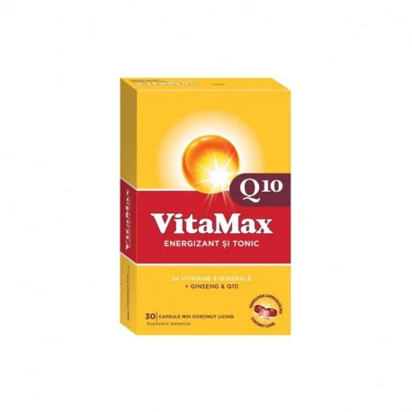 Tonice generale - Vitamax Q10, 30 capsule
, farmacieieftina.ro