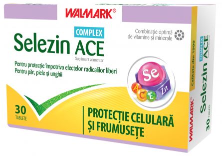 Vitamine, minerale si antioxidanti - Walmark Selezin ace complex ,30 tablete, farmacieieftina.ro