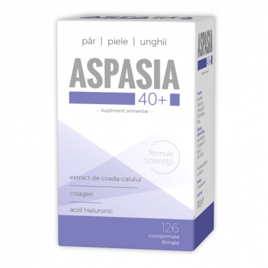 Vitamine pentru par, piele si unghii - Zdrovit Aspasia 40+, 42 Capsule, farmacieieftina.ro