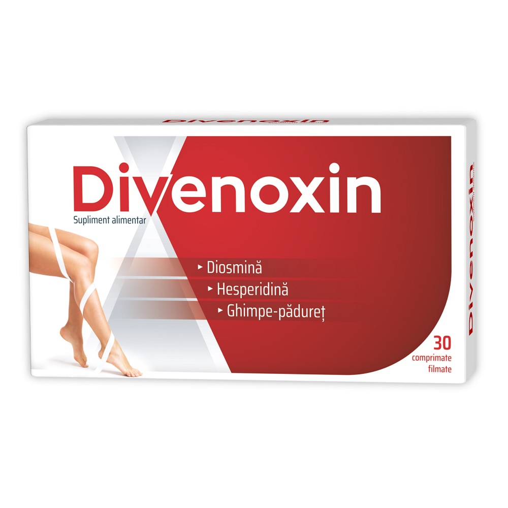 Afectiuni ale circulatiei - Zdrovit Divenoxin , 30 Comprimate Filmate, farmacieieftina.ro