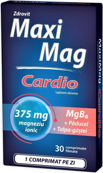 Afectiuni cardiace si cardiovasculare - Zdrovit Maximag Cardio 30 Comprimate, farmacieieftina.ro