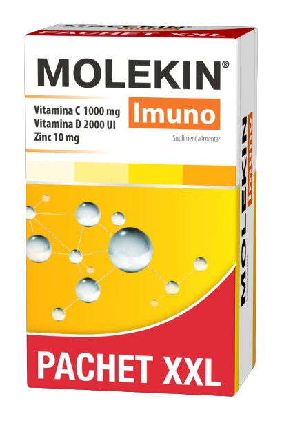 Imunitate scazuta - Zdrovit Molekin Imuno,  90 comprimate, Pachet XXL, farmacieieftina.ro