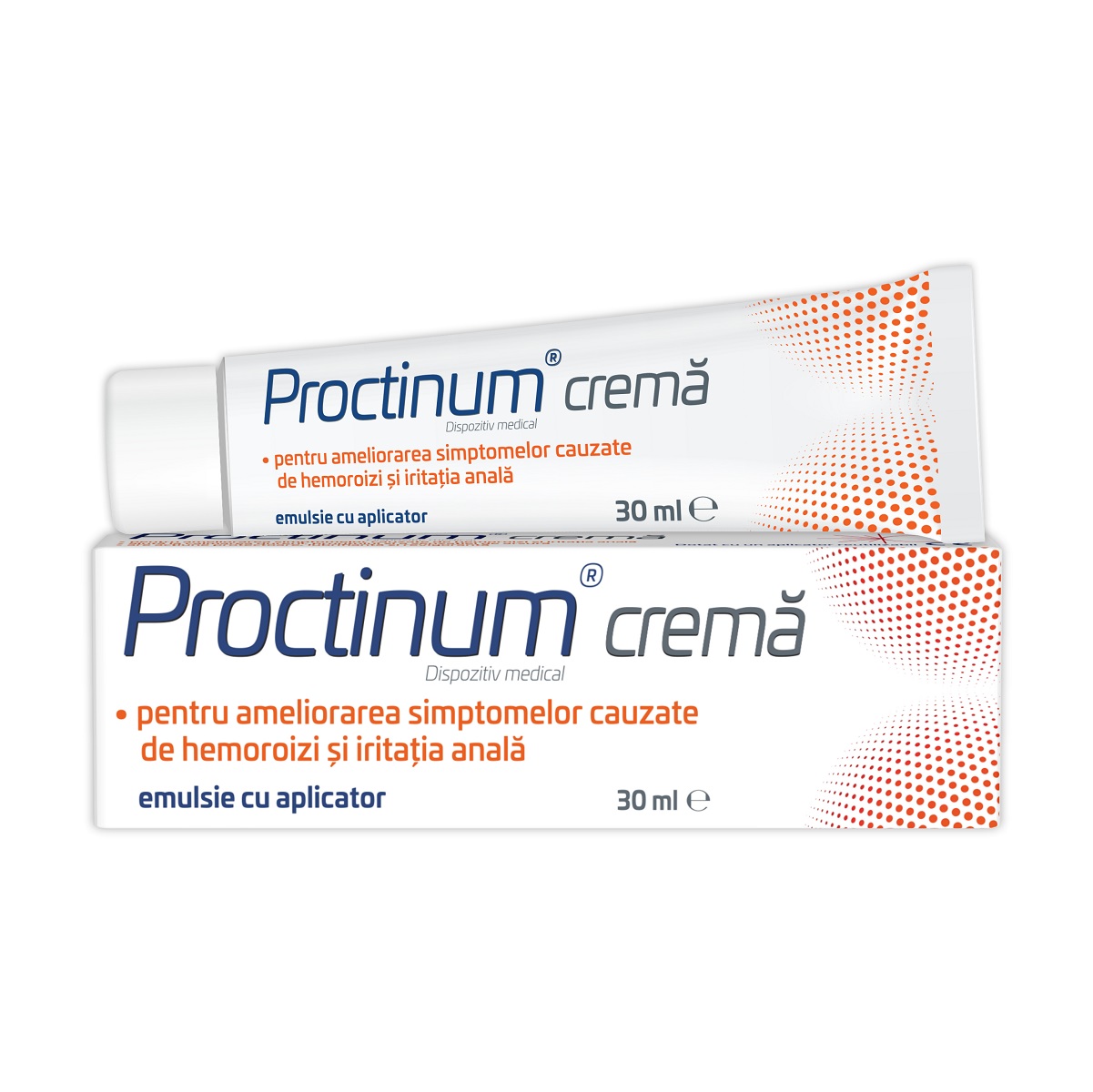 Afectiuni hemoroidale - Proctinum Crema, 30ml, Zdrovit, farmacieieftina.ro