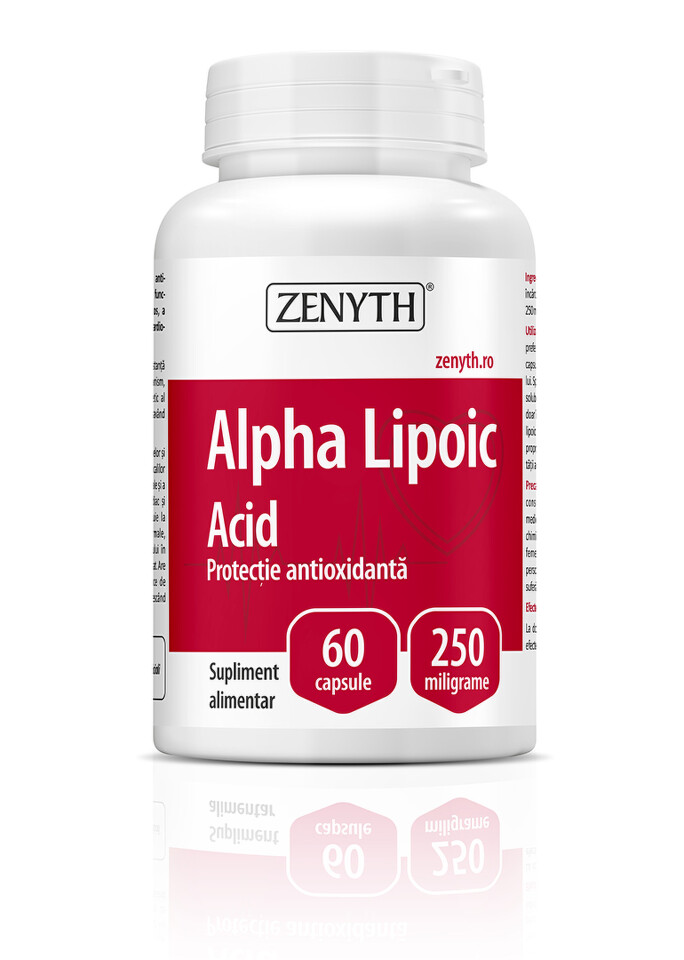 Imunitate scazuta - Zenyth Alpha Acid Lipoic  60 Capsule, farmacieieftina.ro