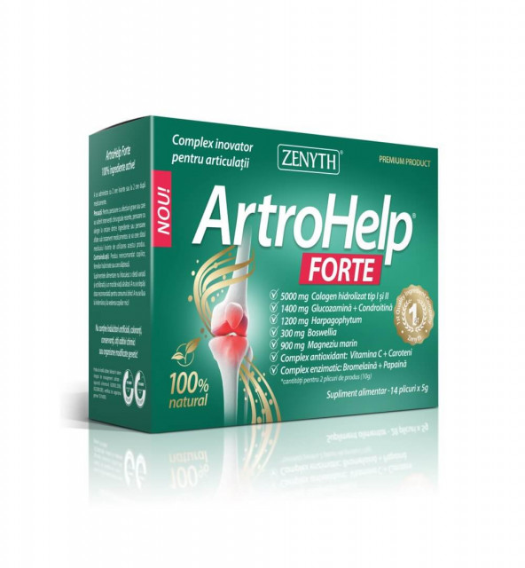 Articulatii si sistemul osos - Zenyth Artrohelp Forte 14 Doze, farmacieieftina.ro