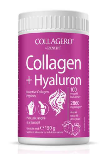Vitamine minerale si antioxidanti - Zenyth Collagen + Hyaluron 150 gr, farmacieieftina.ro