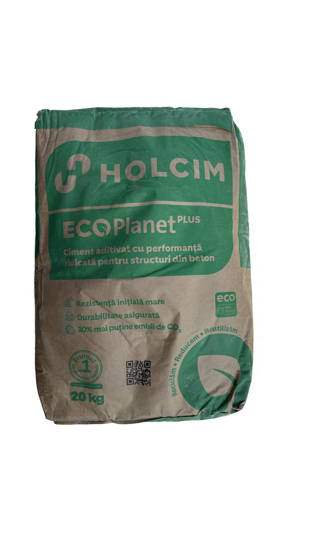 Ciment Holcim ECOPlanet Plus 42.5R 20kg/sac (Structo)