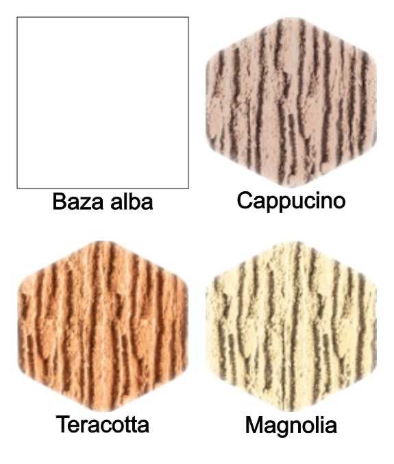 Tencuiala decorativa siliconica, Oskar 3Teck, scoarta de copac, magnolia, 25 kg