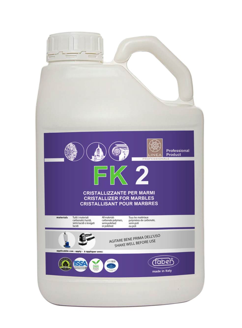 Rasini - FK2 Cristalizator lichid pentru mentinearea luciului, 5L, FABER, stoneproof.ro