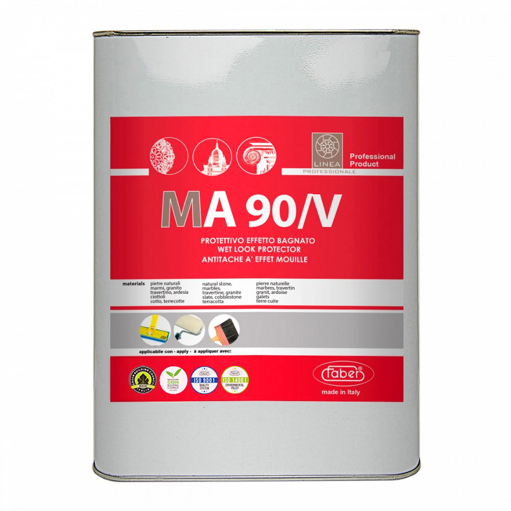 Impermeabilizanti piatra naturala - Impermeabilizant cu efect umed semi-lucios, MA90/V, 1L Faber, pentru piatra naturala, marmura, granit, travertin
, stoneproof.ro