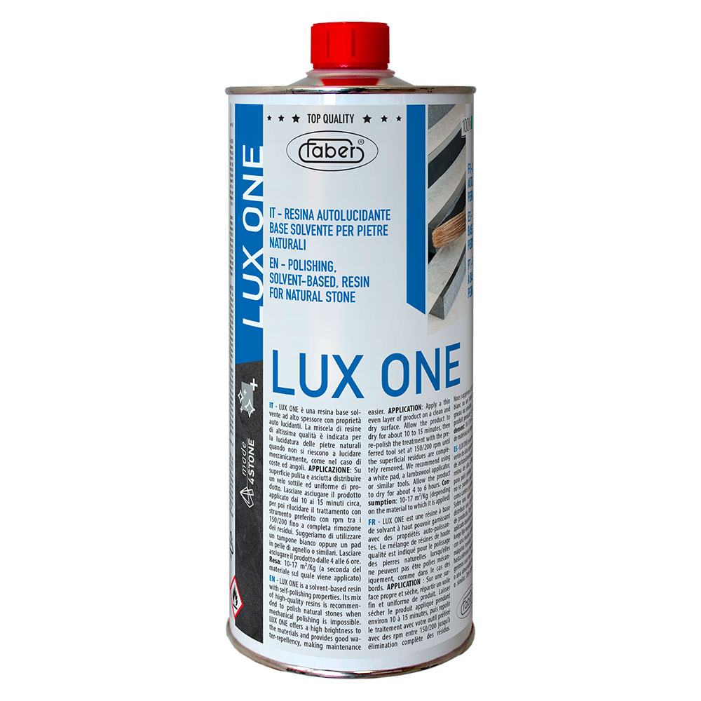Lacuri piatra naturala - LUX ONE – Rășină lucioasa pe bază de solvent pentru piatră naturală, stoneproof.ro