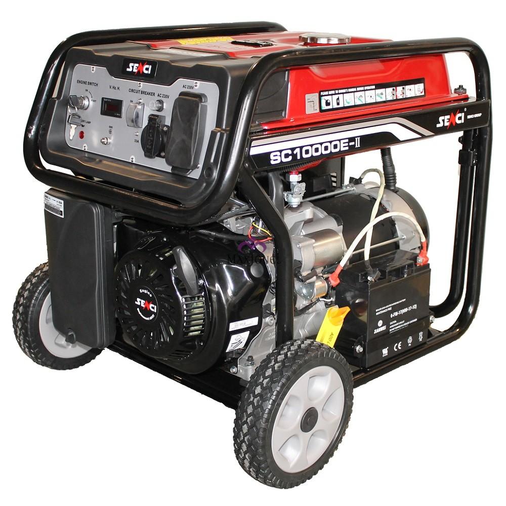 Generator SC-10000E 230V - 8.5 kw AVR + roti si manere