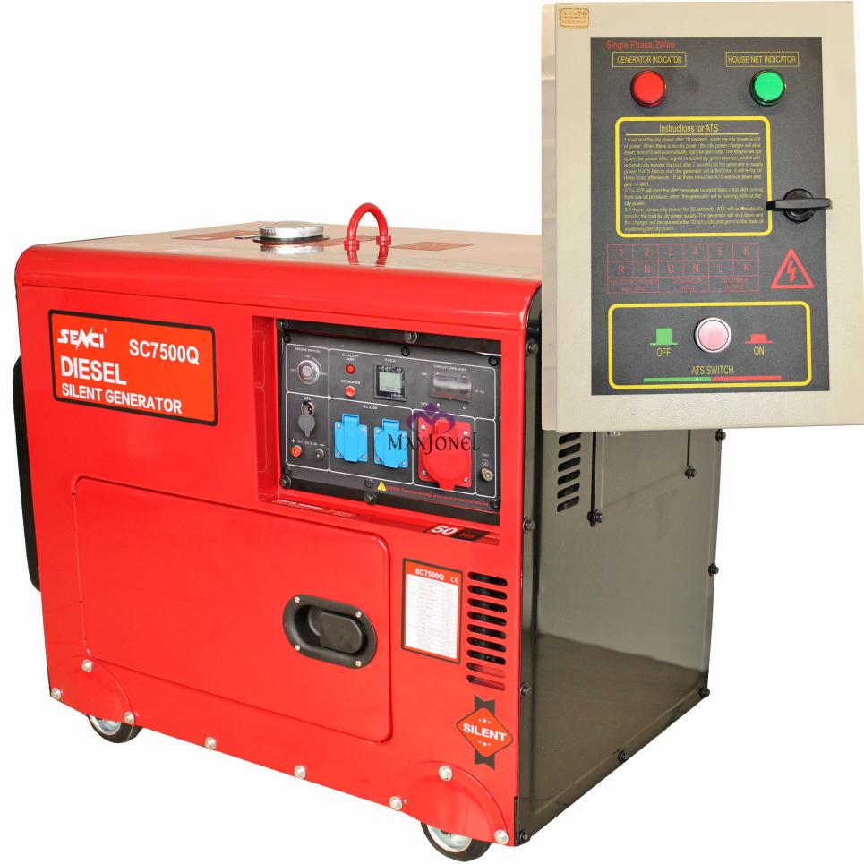 Generator SC7500Q-3 4,8 kW 400/230V ATS&AVR diesel