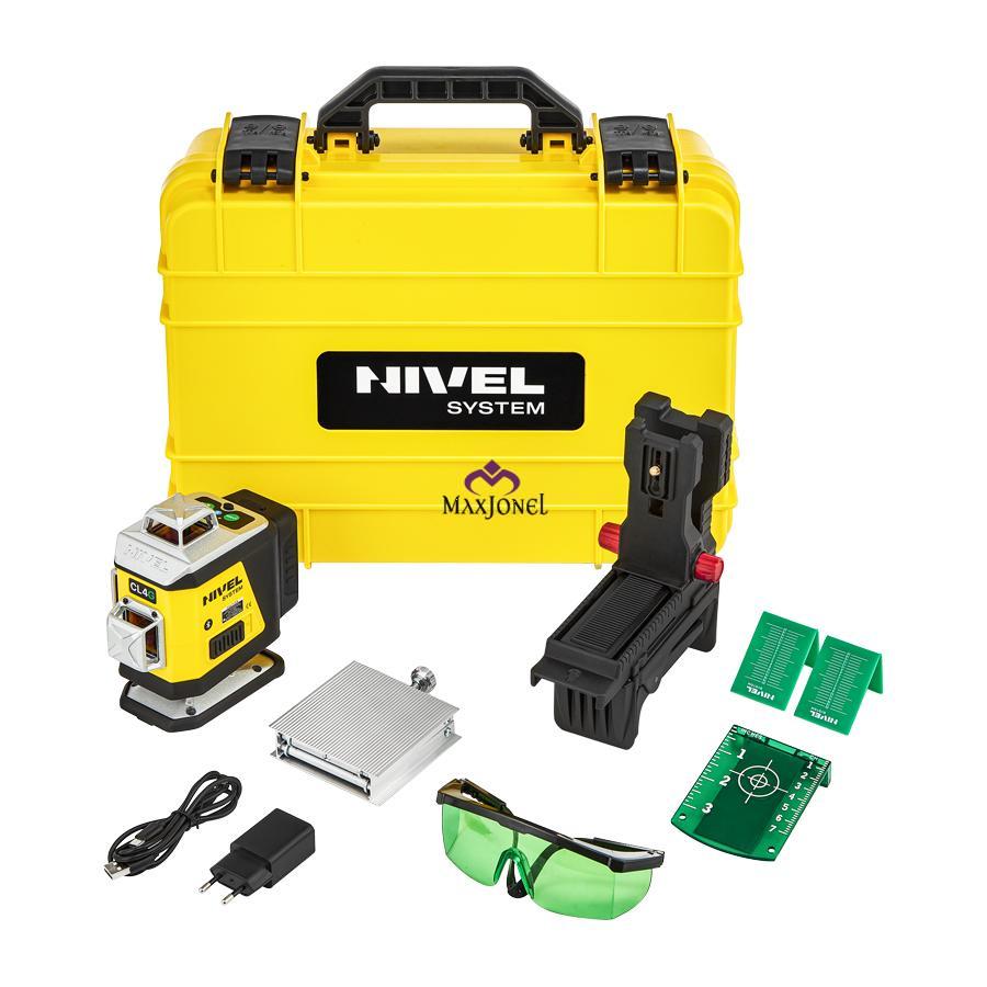 Nivela profesionala CL4G laser verde 4x360&deg;(2 x vertical...