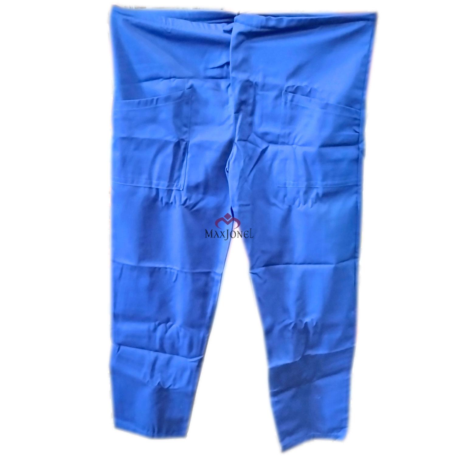 Pantalon salopeta tercot albastru 48