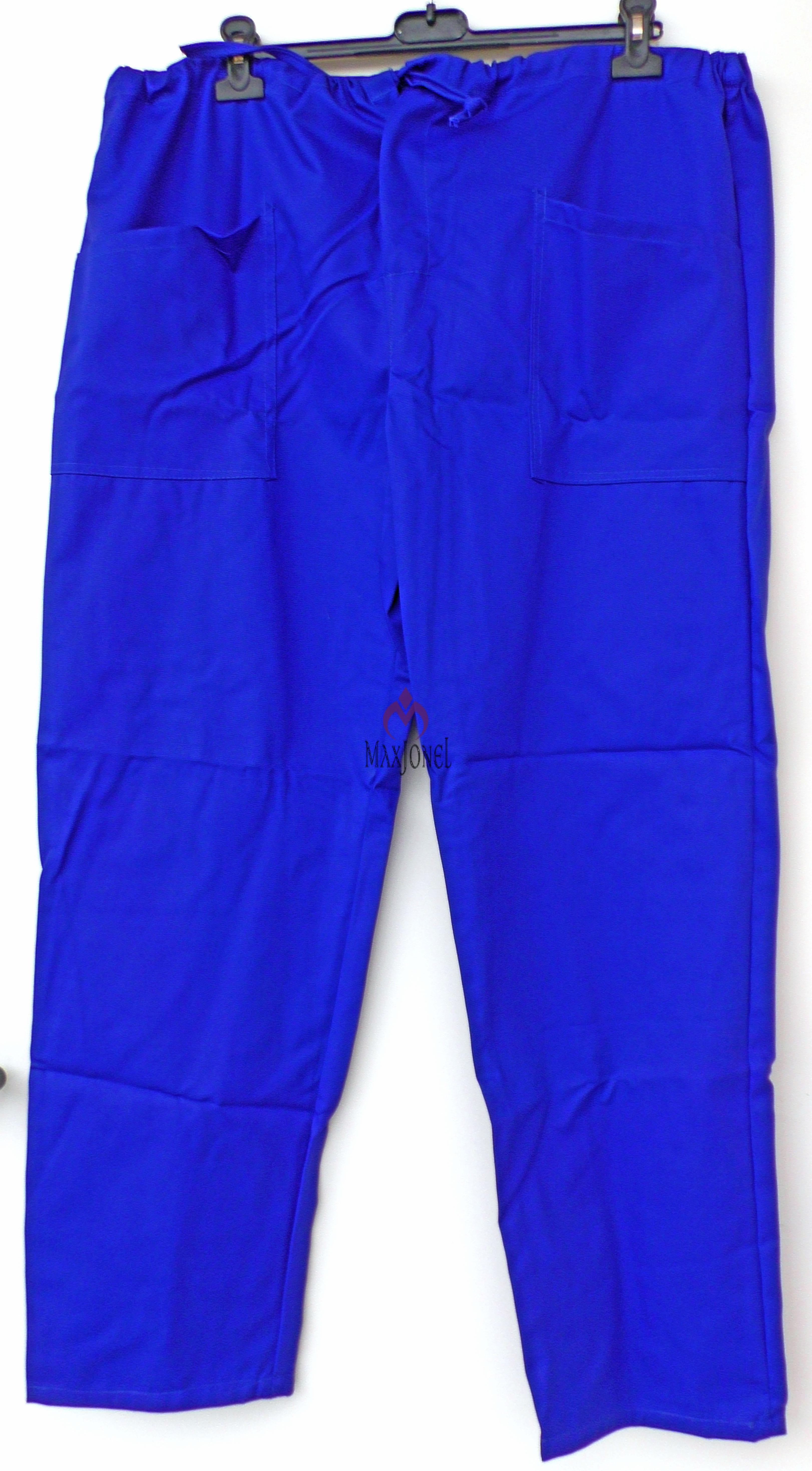 Pantalon salopeta tercot albastru NR. 52