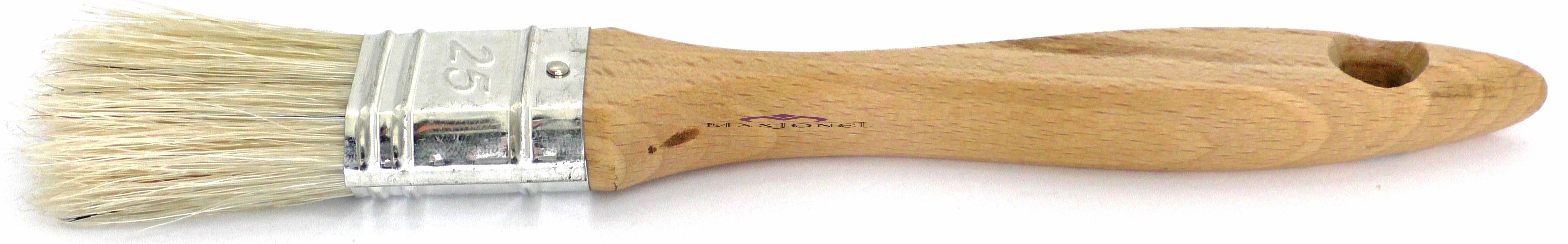 Pensula maner lemn - fir natural 25 mm