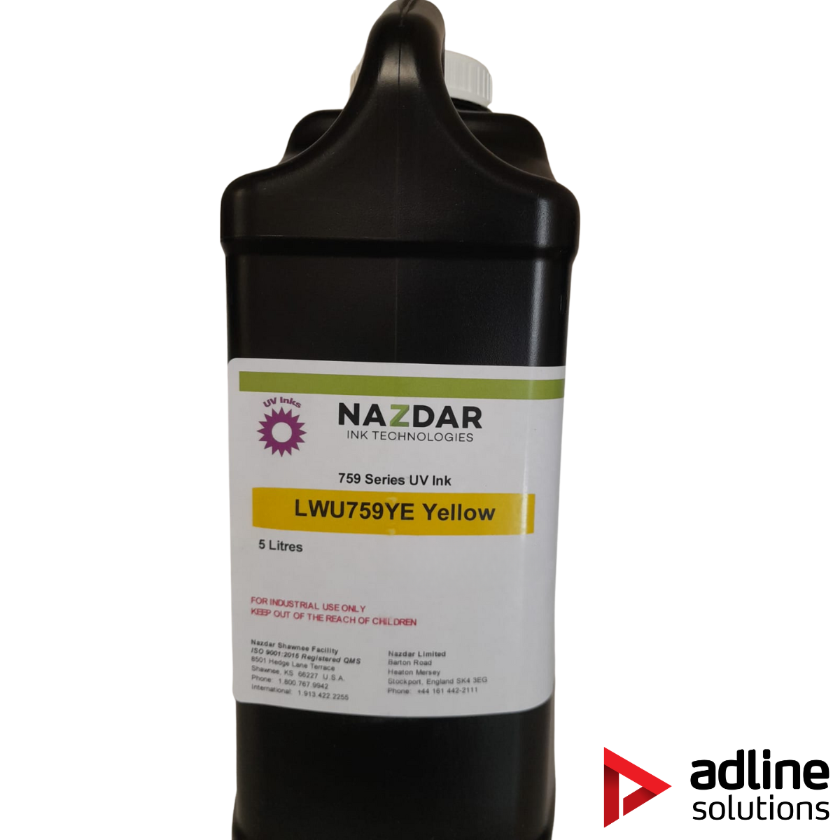 Cerneală Nazdar 759 UV/LED pentru Imprimante Industriale - CMYK