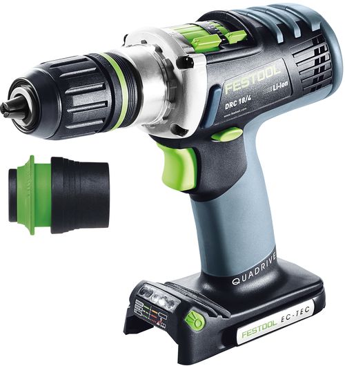 Festool Masini de gaurit si insurubat cu acumulatori DRC 18/4-Basic QUADRIVE