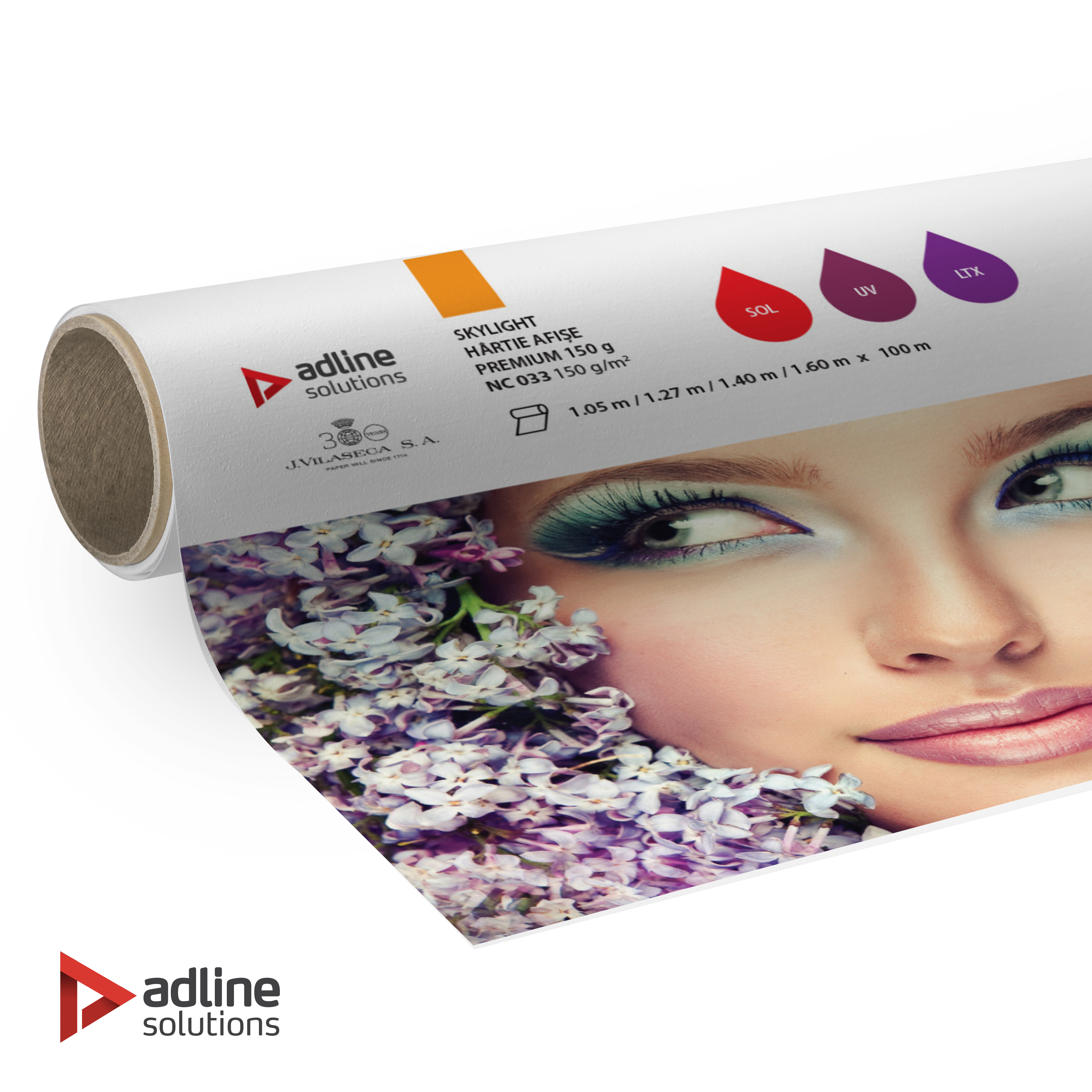 VLS150 - Poster Paper Vilaseca Satin 1.05m x 100ml