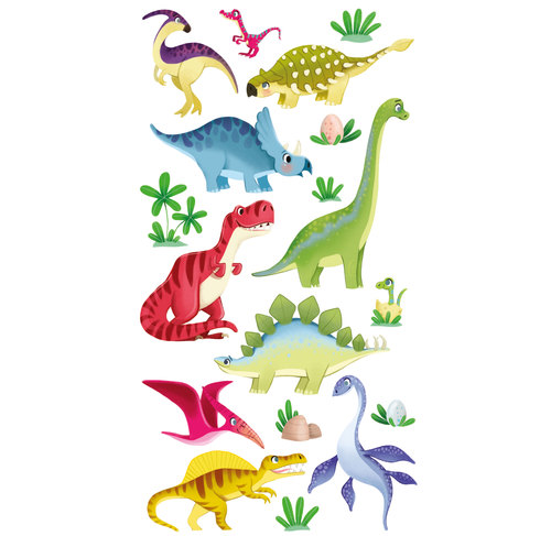 Vezi detalii pentru  Stickere transferabile - Dinozauri
