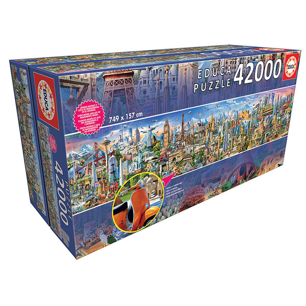 Puzzle cu 42000 de piese - În jurul lumii