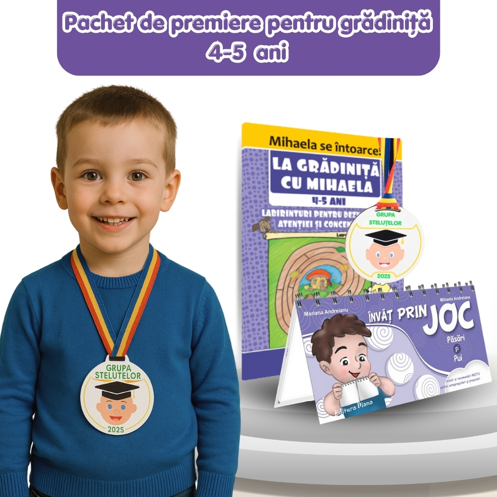 Pachet de premiere pentru grădiniță, 4-5 ani