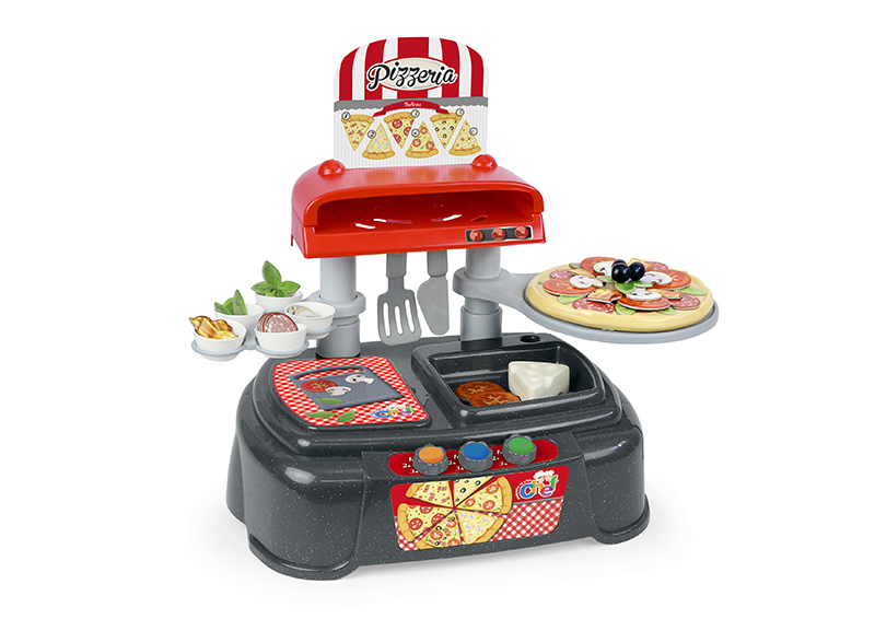 Set pizzeria micului bucătar cu 37 de accesorii accesorii poza 2022