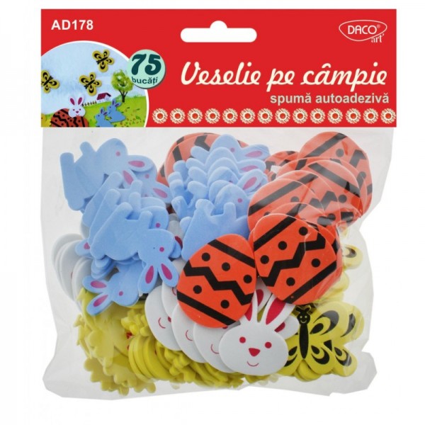 ACCESORII CRAFT - AD178 VESELIE PE CAMPIE SPUMA AA