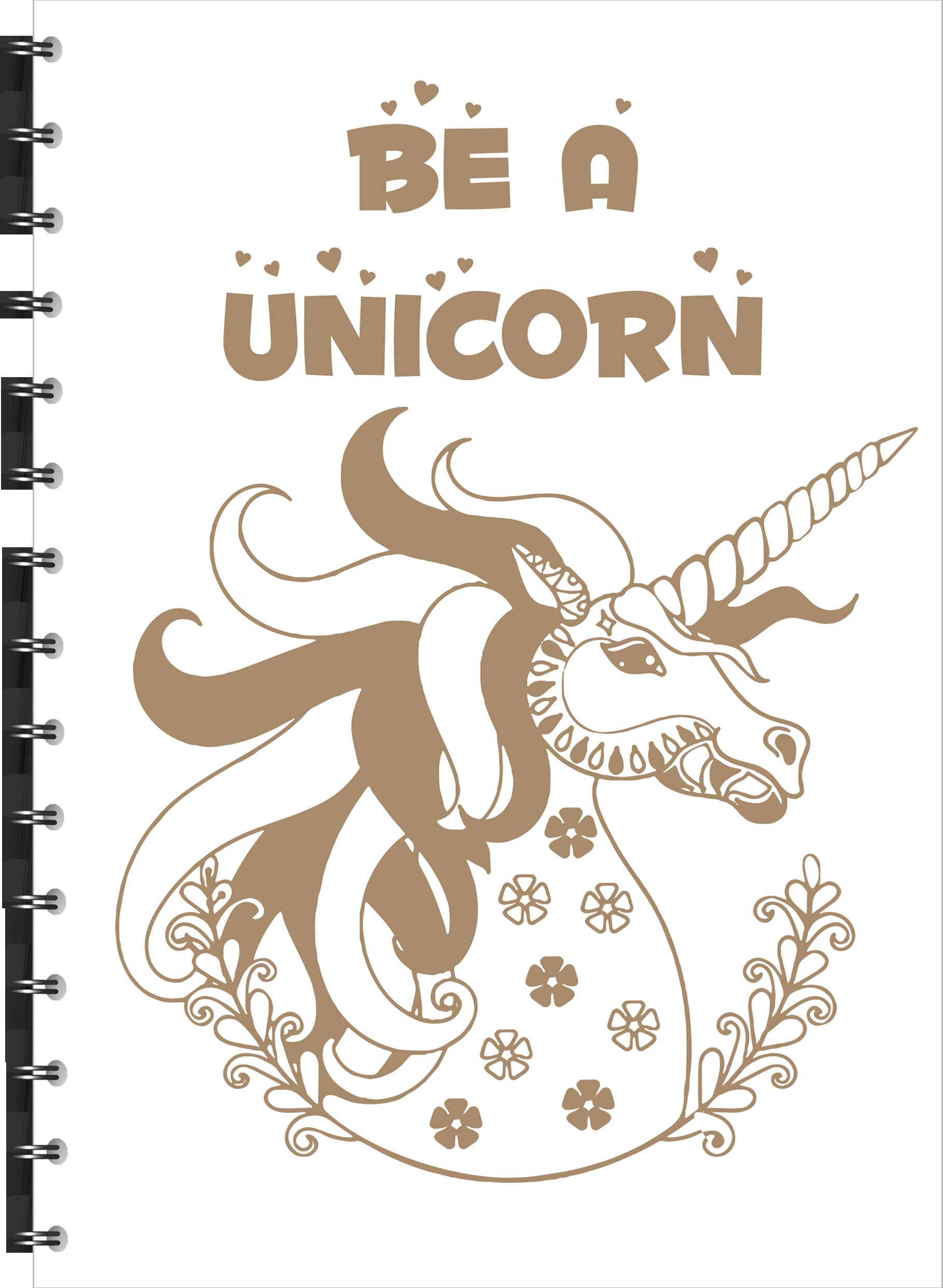 Agendă gravată- be a unicorn (ag 107)