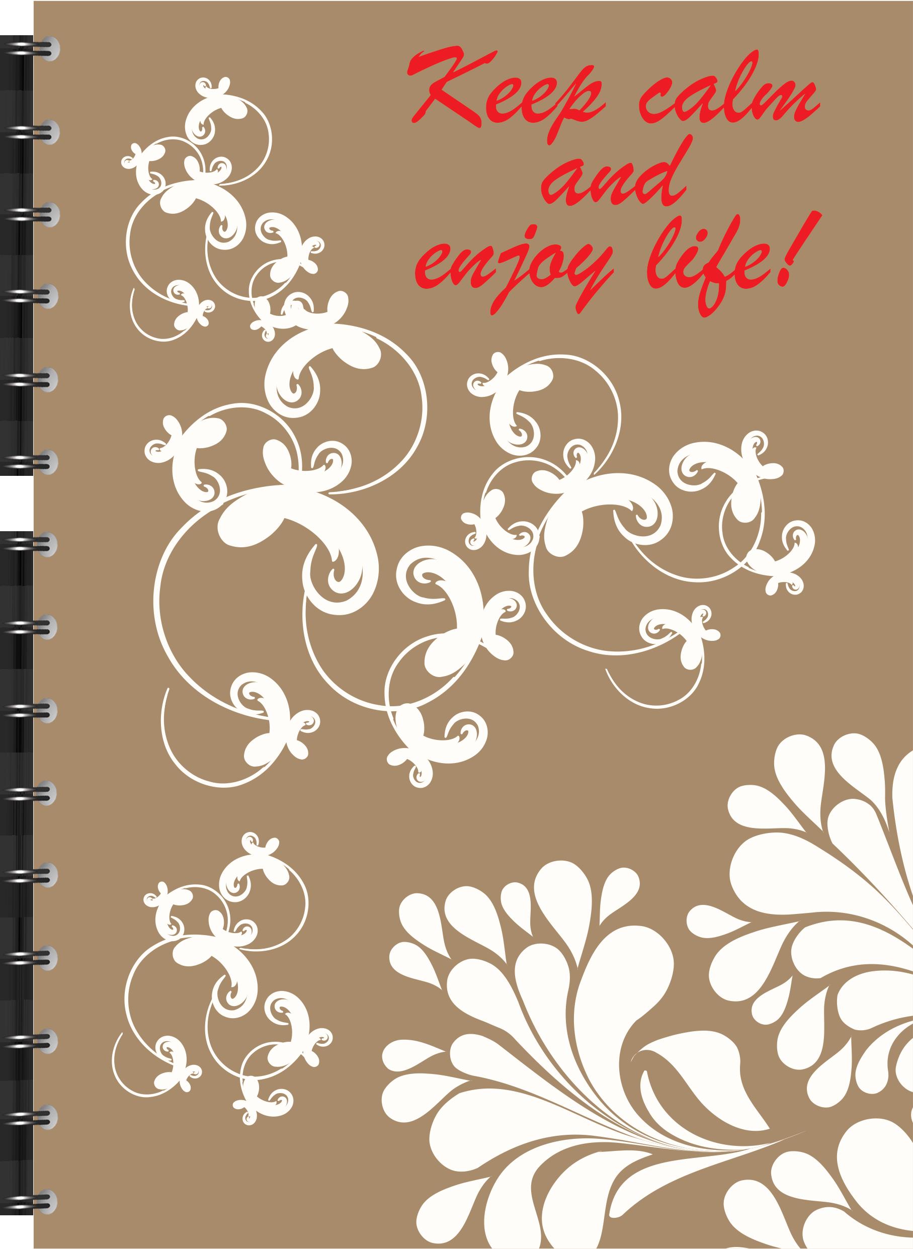 Agendă printată - Keep Calm and Enjoy Life (AP 201)