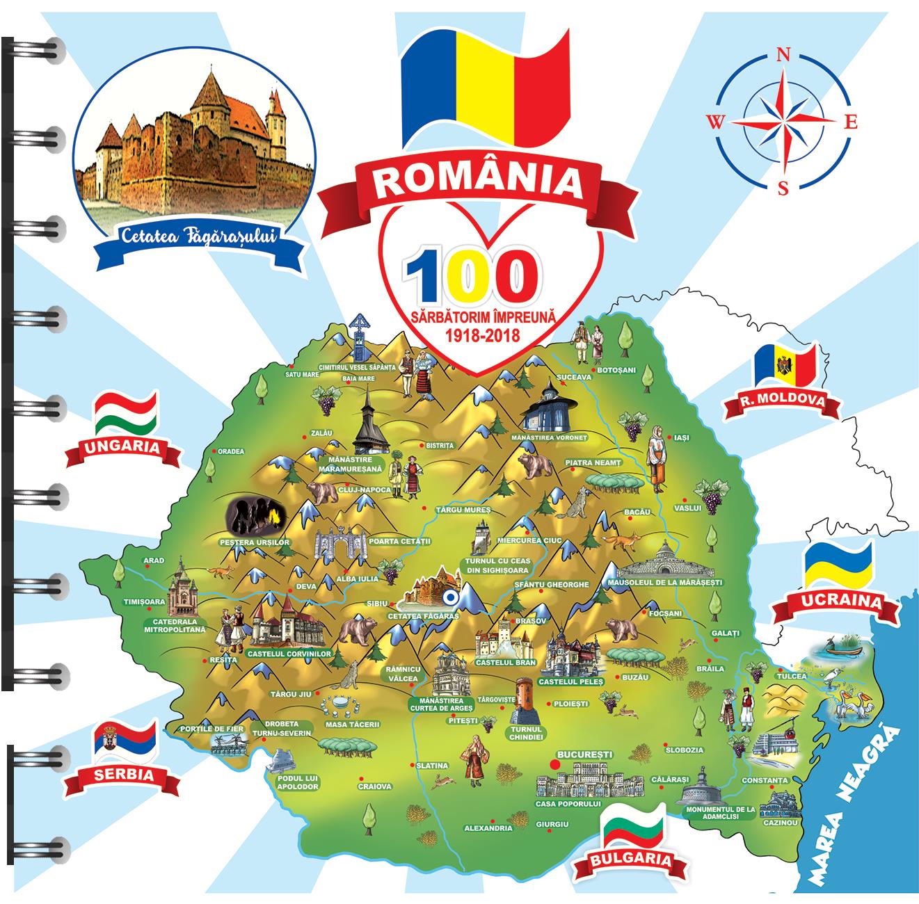 Agendă printată - românia și cetatea făgărașului (ap 216)