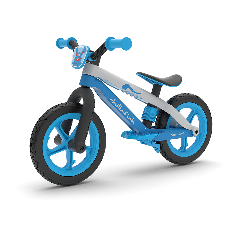 Bicicletă albastră ușoară, fără pedale, cu frână de picior integrată – BMXie edituradiana.ro imagine 2022