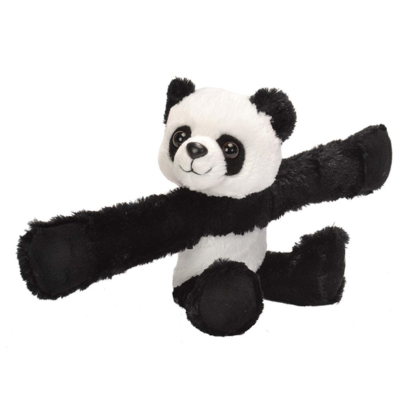 Brățară din pluș - urs panda, 18 cm