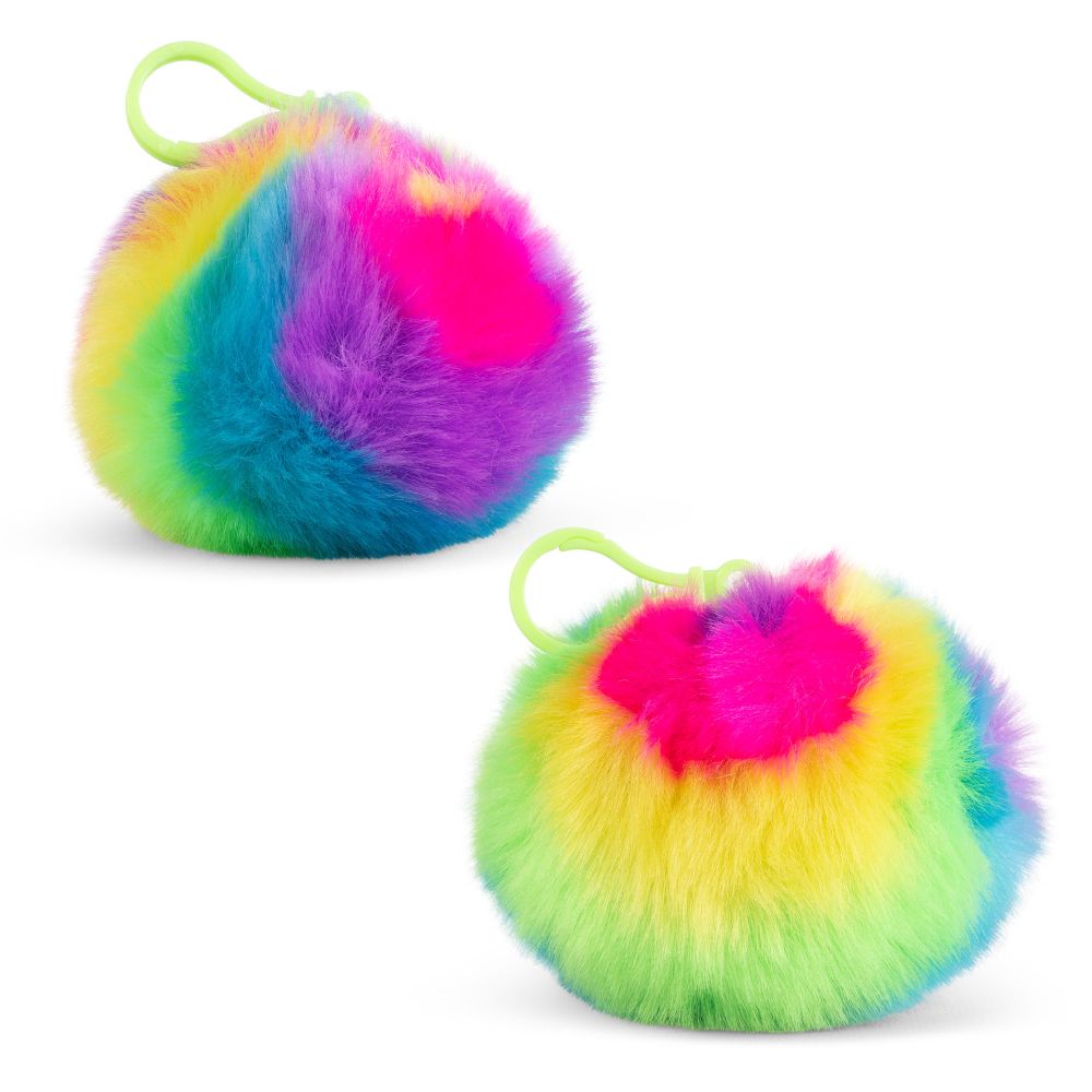 Breloc multicolor din pluș
