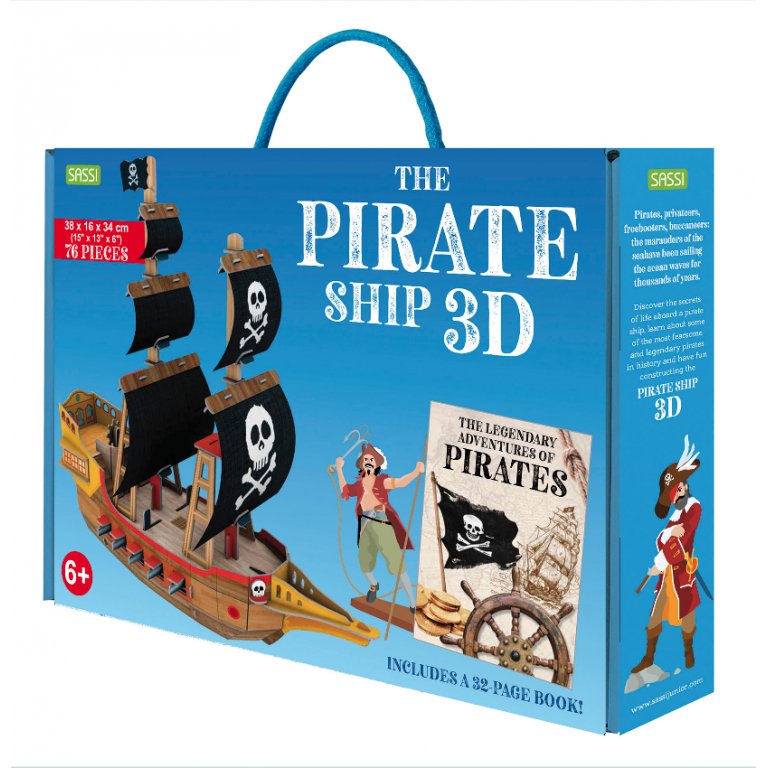 Călătorește, învață și explorează. Construiește nava piraților 3D edituradiana.ro poza 2022