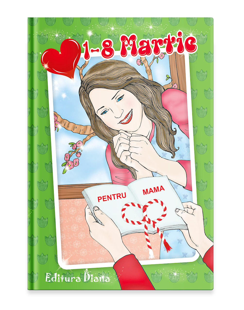 Carte personalizată - (Numele copilului dumneavoastră) și dragostea pentru mama (8 martie - Ziua Mamei)
