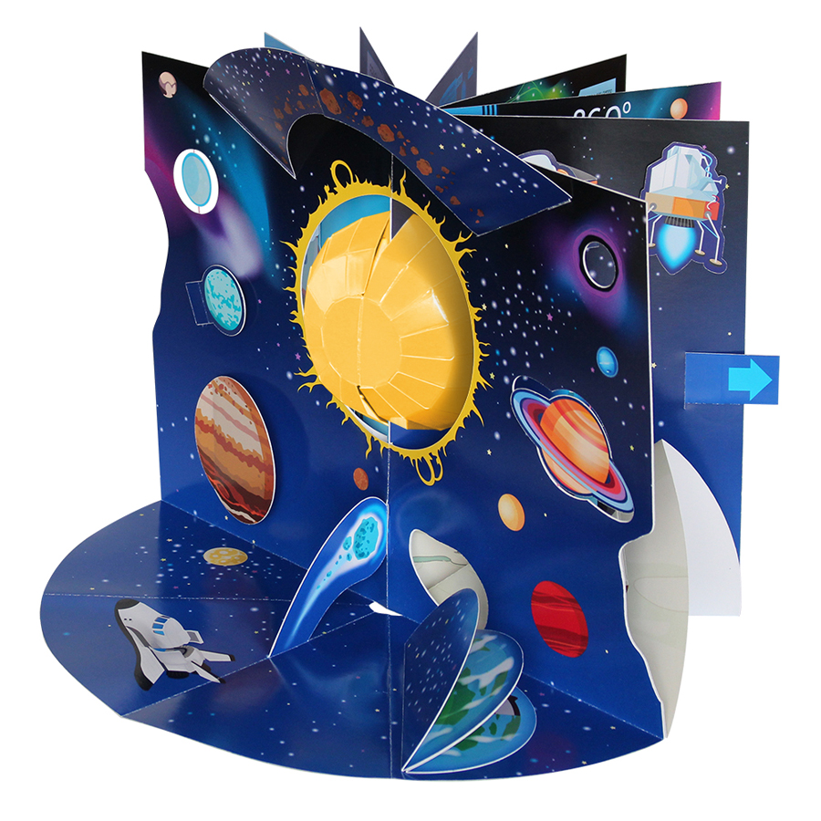 Carte pop-up - universul