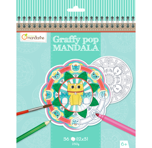 Carte spiralată cu mandale de colorat – Animale edituradiana.ro