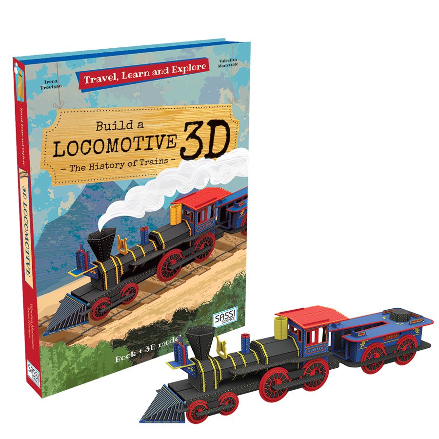 Călătorește, învață și explorează. Construiește o locomotivă 3D edituradiana.ro imagine 2022
