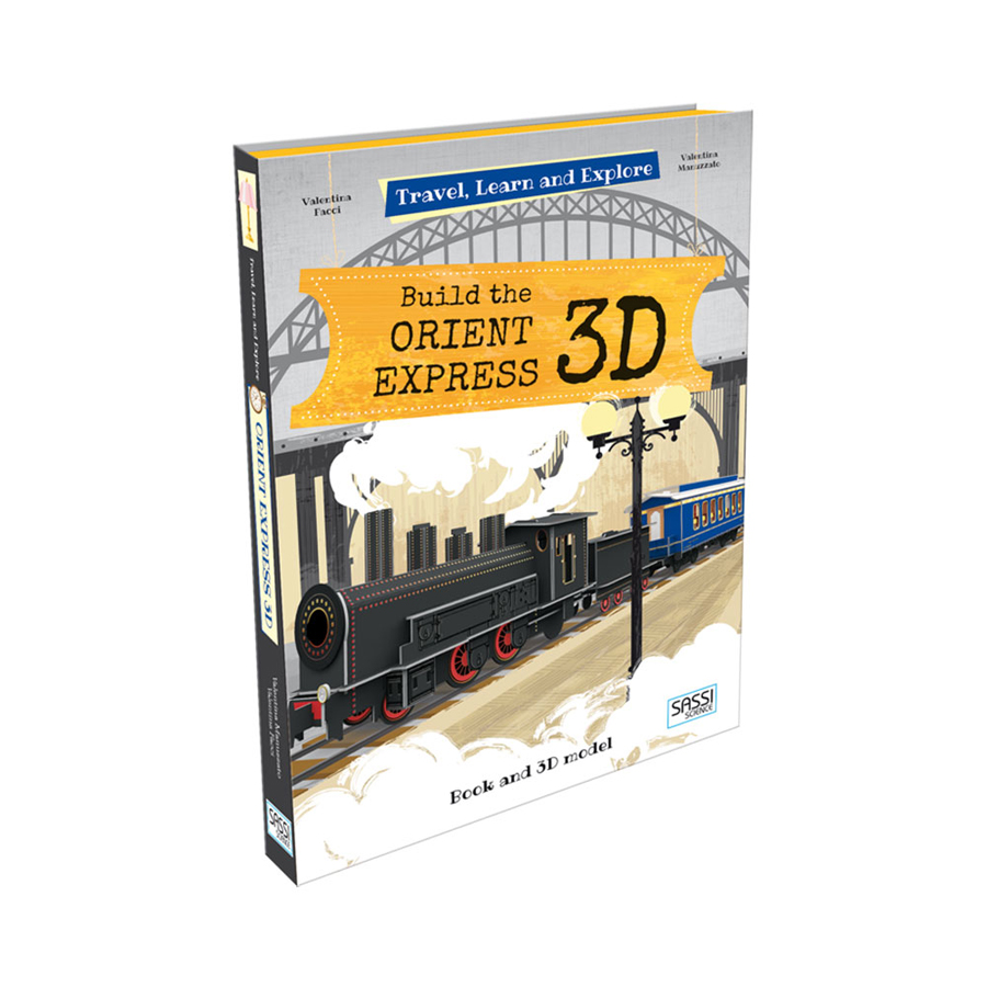 Călătorește, învață și explorează. Construiește trenul Orient Express 3D edituradiana.ro
