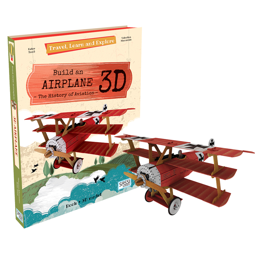 Călătorește, învață și explorează. Construiește un avion 3D edituradiana.ro