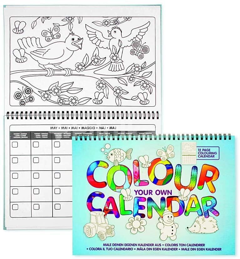 Colorează-ți propriul calendar edituradiana.ro