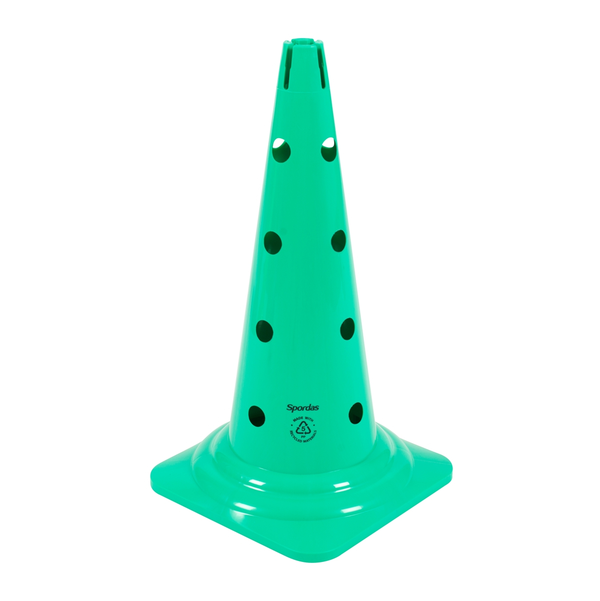 Con perforat verde 50 cm