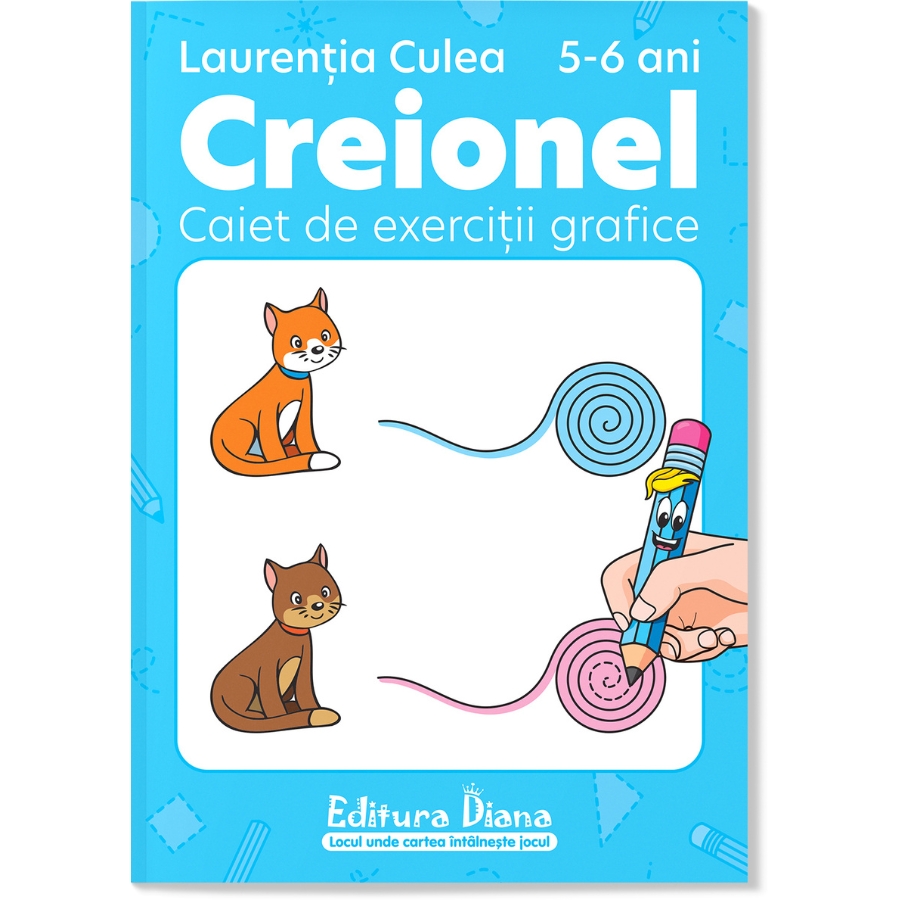 Creionel - caiet de exerciții grafice 5-6 ani