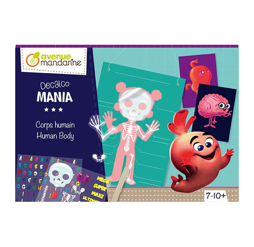 Cutie creativă decalco mania - corpul uman