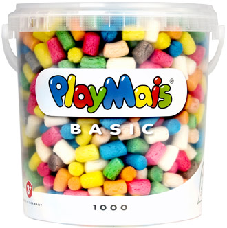 Cutie cu 1000 de pufuleţi PlayMais Basic