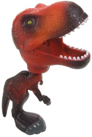 Vezi detalii pentru Dinozaur T-Rex roșu din plastic, 21 cm