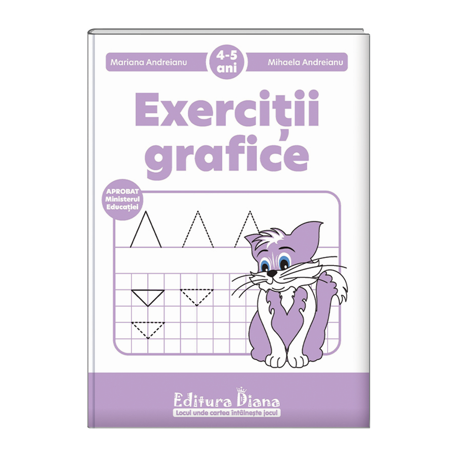 Exerciții grafice, 4-5 ani (B5) edituradiana.ro